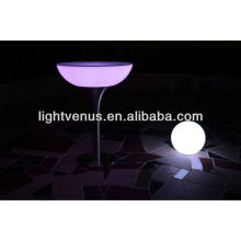 different size waterproof magic led plastic sphere /led outdoor furniture